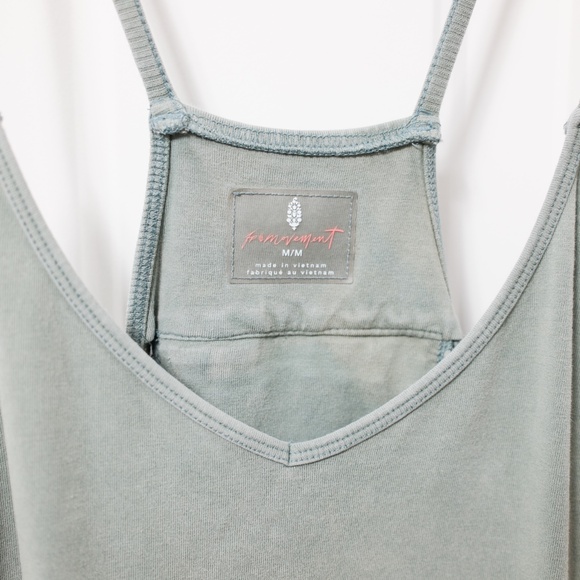 Free People Hot Shot Jumpsuit Green Size Medium - Picture 2 of 3